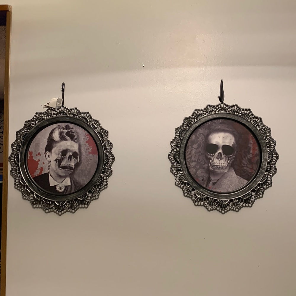 Halloween skeleton portraits